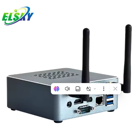 2024 new NUC mini pc support Intel 12th Generation Alder Lake Processor DC 9V~24V Type-C DP HD MI RS485 COM USB3.2 Win 11 OS  Hard Drive Memory Capacity 16GB Hard Drive Capacity 120GB