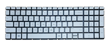 Bàn phím dùng cho laptop HP 15DA 15CS bạc LED