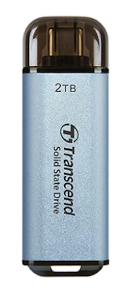 Ổ Cứng di Động SSD Transcend 2TB ESD300S Sky Blue
