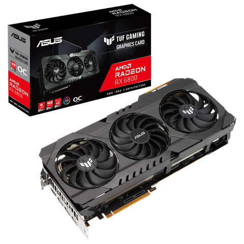 Card Vga Asus Tuf Gaming Radeon Rx 6800 Oc Edition 16gb Gddr6