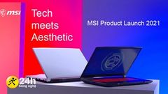  MSI giới thiệu đồng loạt hơn 10 sản phẩm mới: Laptop gaming dùng Intel thế hệ 11, chuột và tai nghe thiết kế hầm hố,... 