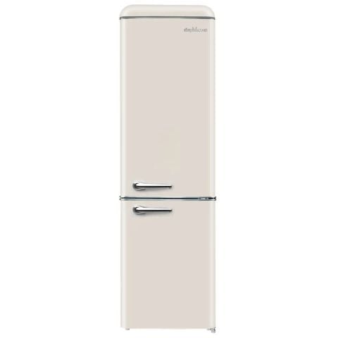 Tủ Lạnh Simplehome 280 Lít BCD-258VX Phong Cách Retro Màu Kem Ngăn Đá Dưới