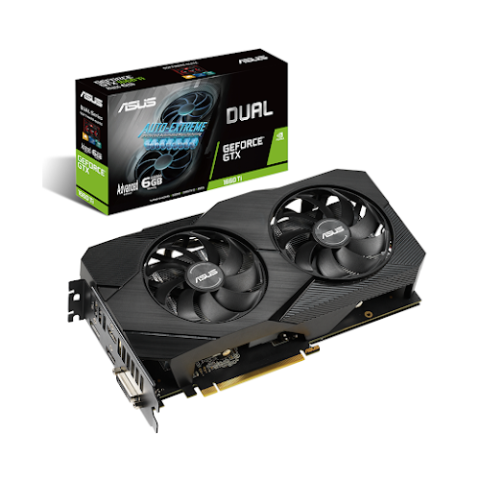 Card màn hình Asus Dual GeForce GTX 1660 Ti 6GB GDDR6 EVO