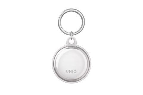 Vỏ bảo vệ AirTag Nhựa dẻo TPU UNIQ GLASE Trắng