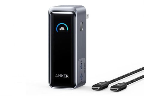Pin sạc dự phòng 9600mAh kiêm Adapter Sạc Type C PD 65W Anker Prime Fusion A1339 kèm Cáp Type C