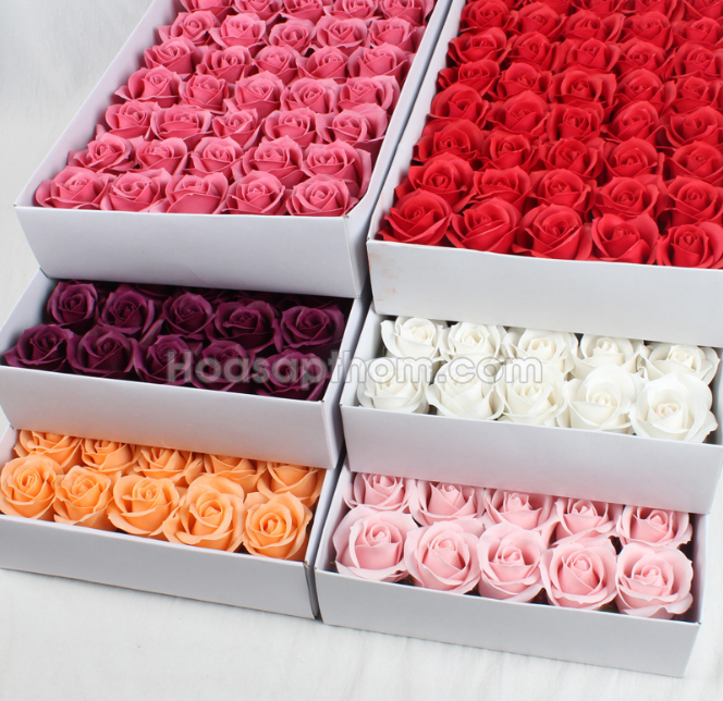 Đầu Bông Hoa Sáp Thơm 3 Lớp