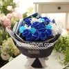 Hoa hồng sáp thơm vĩnh cữu 20 bông màu xanh