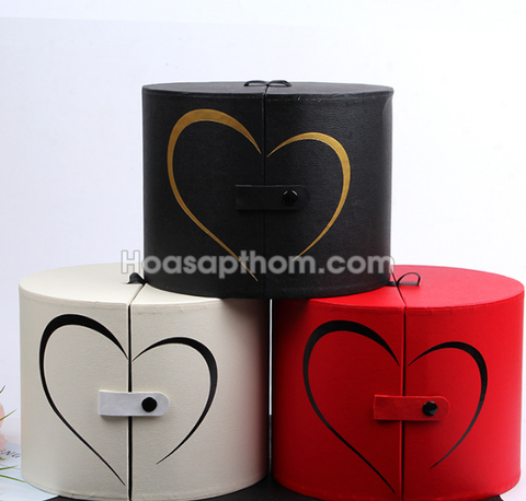 Hộp Trụ Cắm Hoa Hồng Sáp