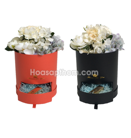 Hộp Trụ Cắm Hoa Sáp 