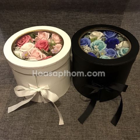 Hộp Trụ Tròn Hai Tầng Cao Cấp 