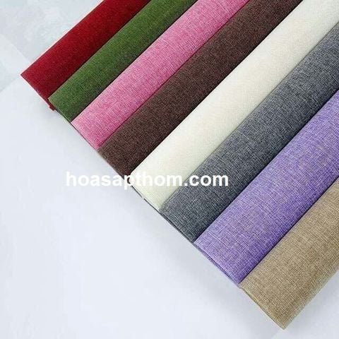 Vải bố gói hoa tươi đẹp