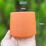  Chậu đất nung cúp miệng 7.5x7.5cm 