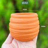  Chậu đất nung hạt dẻ 8.5x8.5cm 