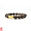 Vòng Thạch Anh Khói Mix Charm Bạc 400