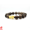 Vòng Thạch Anh Khói Mix Charm Bạc 400