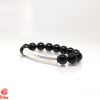 Vòng Mã Não Đen Mix Charm Bạc 110