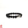 Vòng Mã Não Đen Mix Charm Bạc 130