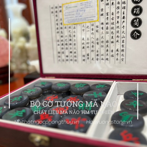 Bộ cờ tướng mã não tự nhiên