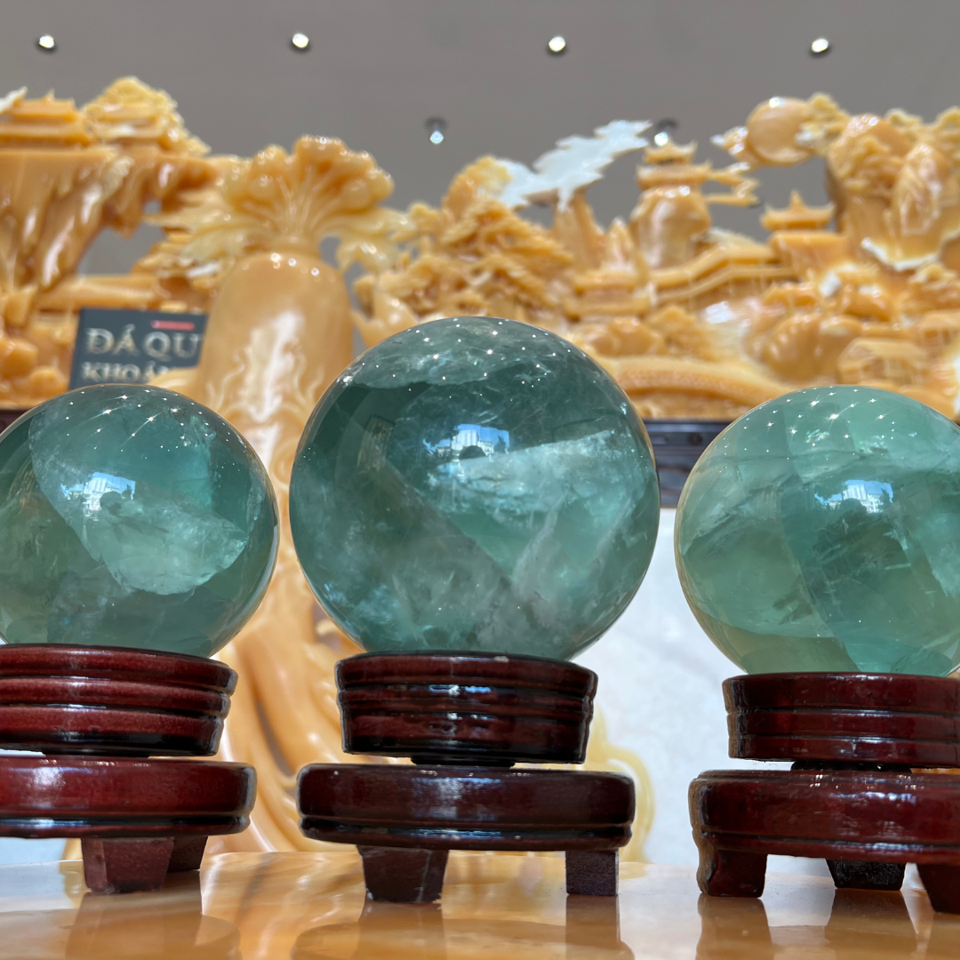 Cầu xanh Florit xanh tự nhiên