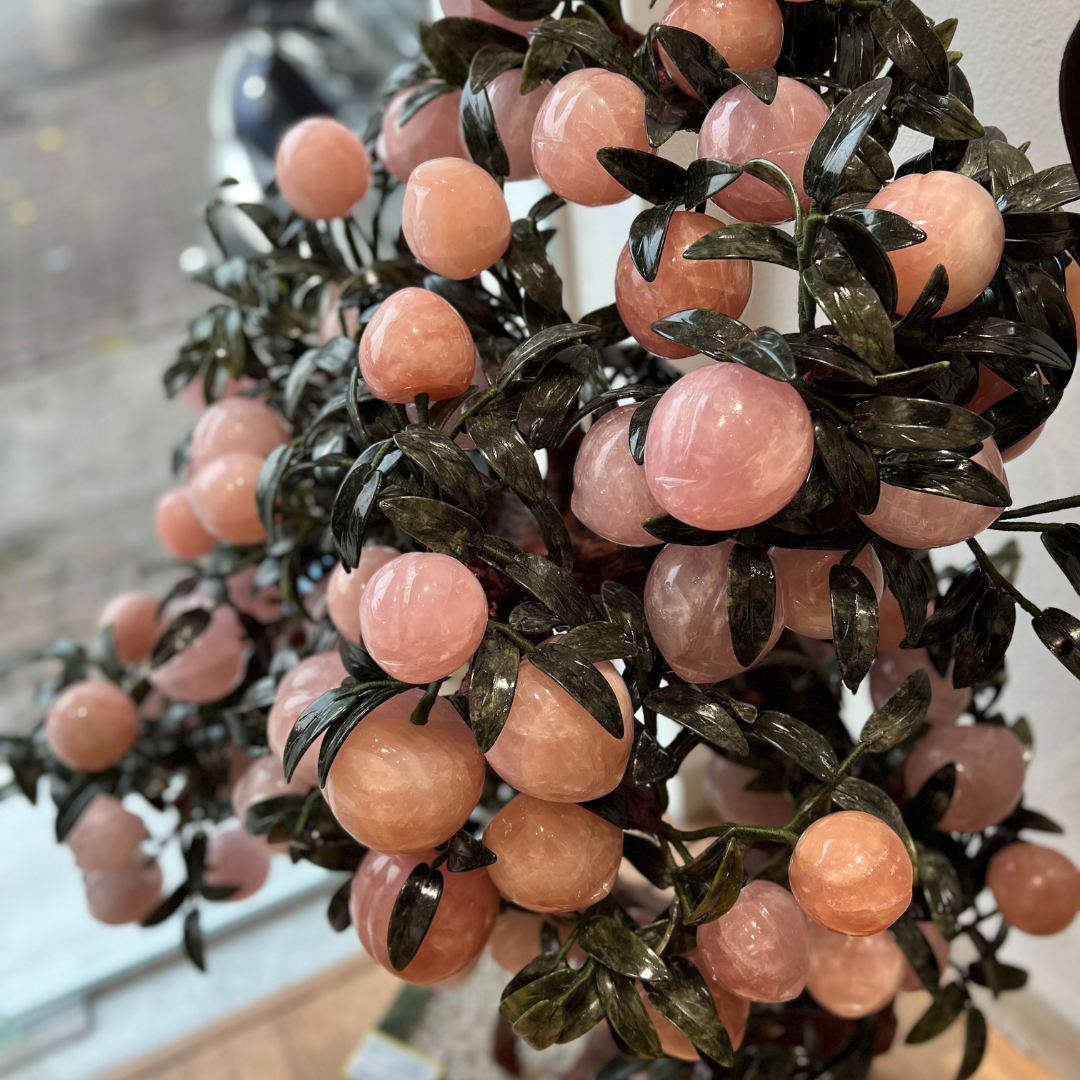 Cây đào thạch anh hồng 68 quả