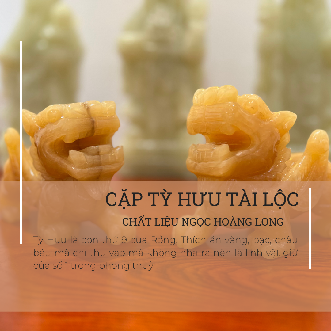 ĐÔI TỲ HƯU TÀI LỘC
