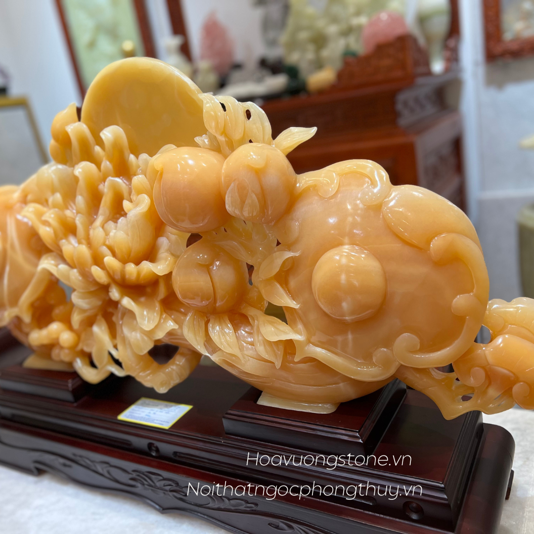 Tác phẩm: Hoa khai phú quý như ý đào tiên