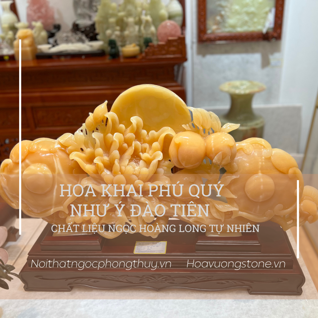 Tác phẩm: Hoa khai phú quý như ý đào tiên