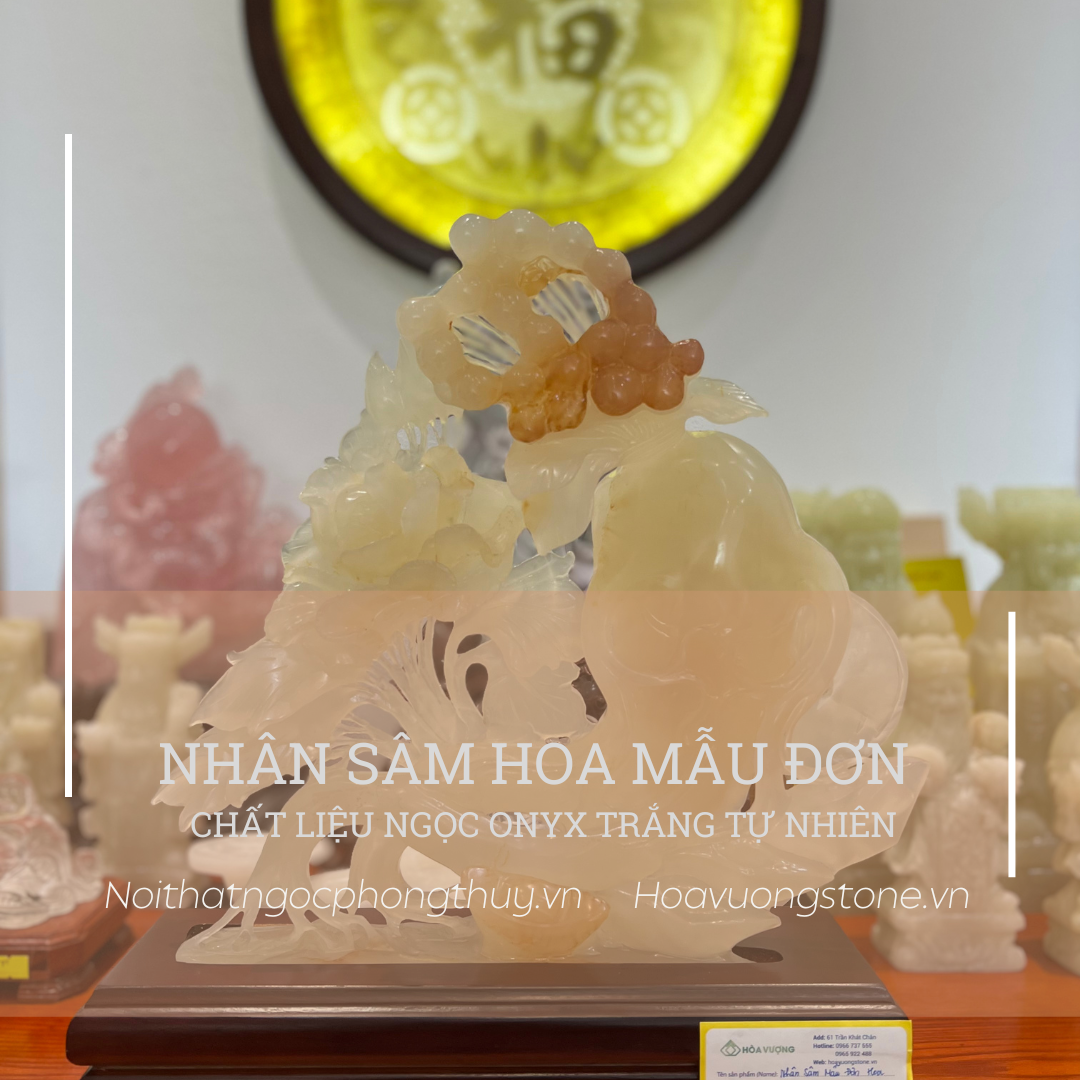 Tác phẩm Nhân sâm hoa mẫu đơn