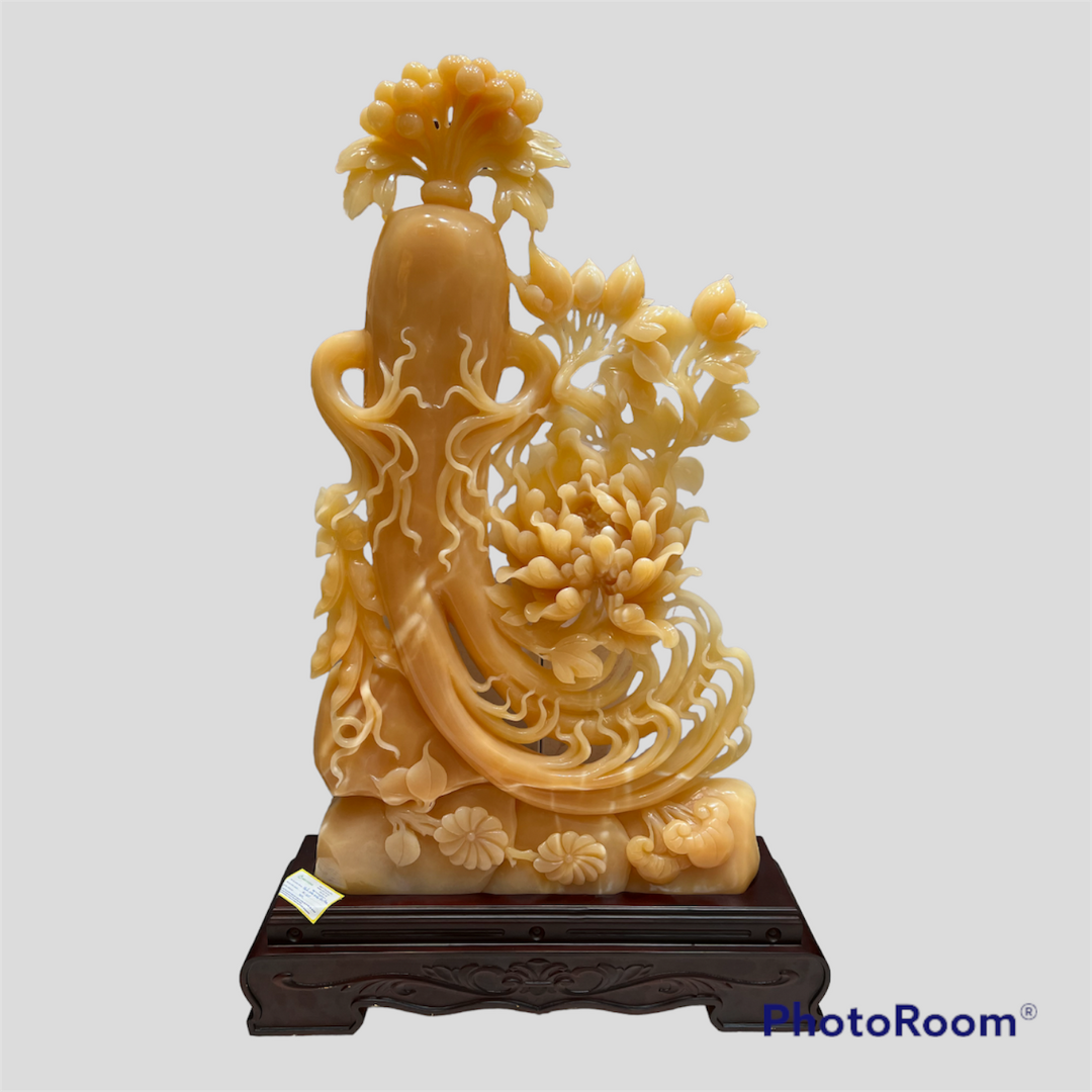 Tác phẩm: Nhân sâm mẫu đơn hoa ngọc Hoàng Long