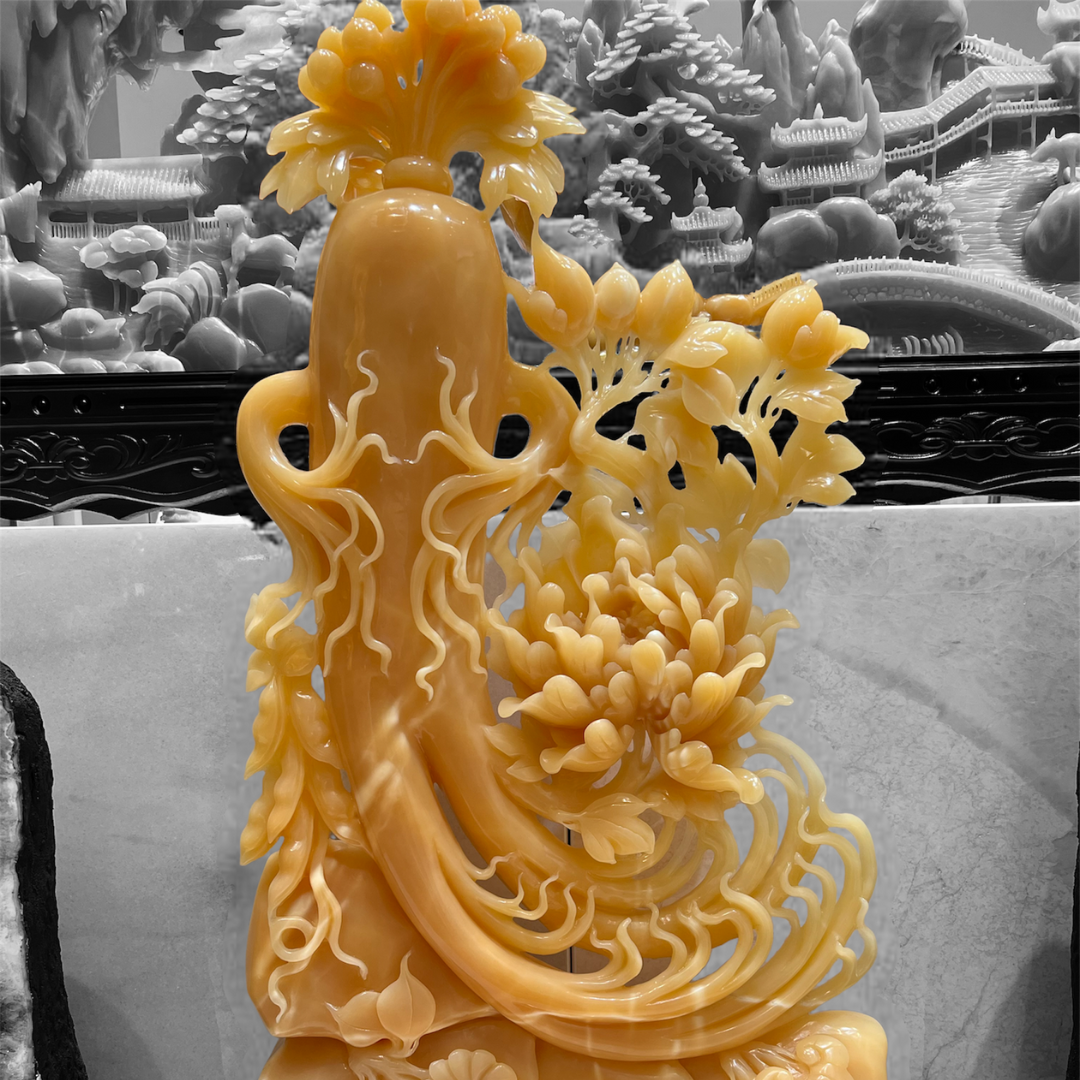 Tác phẩm: Nhân sâm mẫu đơn hoa ngọc Hoàng Long