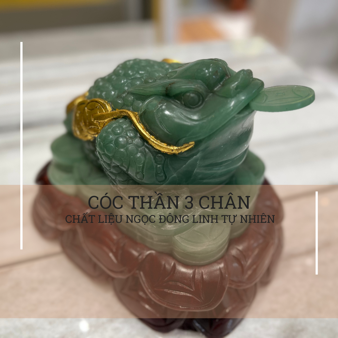 Cóc thần 3 chân - Linh vật chiêu tài lộc