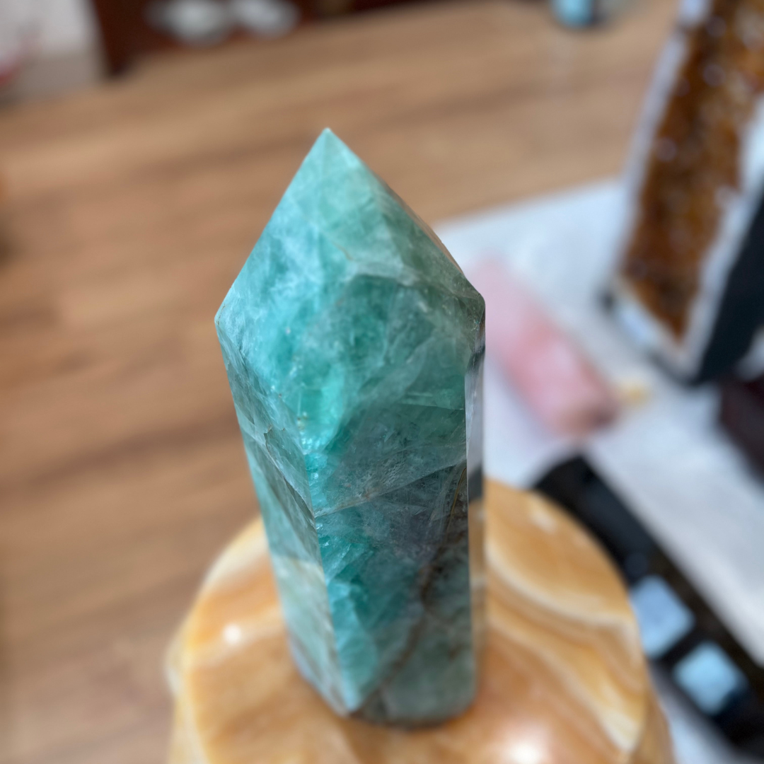 Trụ Florit xanh tự nhiên