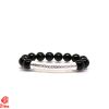 Vòng Mã Não Đen Mix Charm Bạc 110