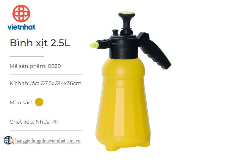 Bình xịt 2.5L 0029