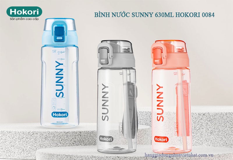 Bình nước Sunny 630ml Hokori 0084