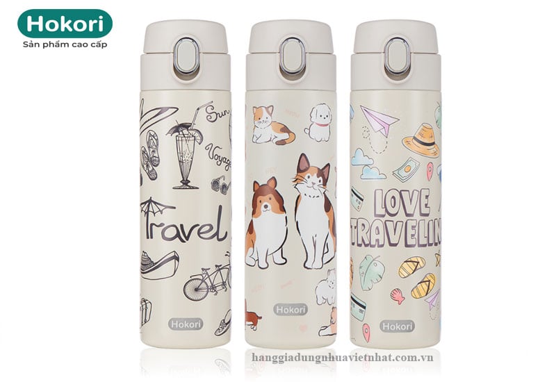 Bình giữ nhiệt Sunny 460ml Hokori 0124