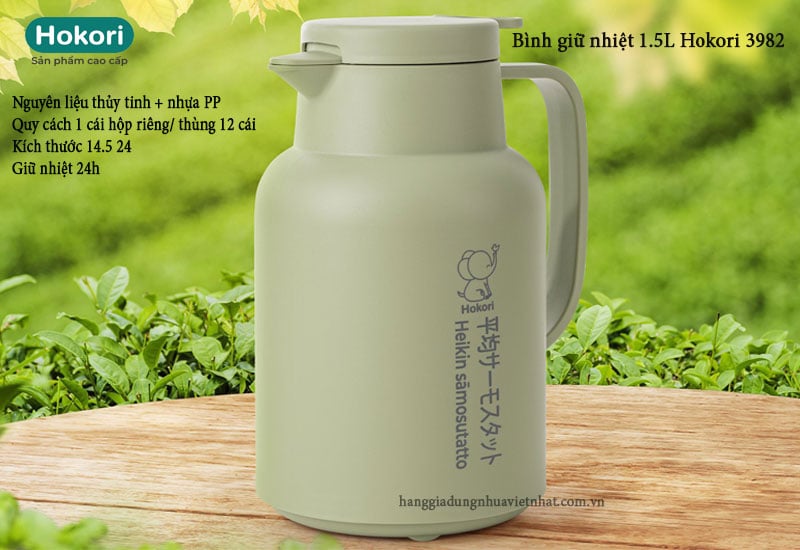 Bình giữ nhiệt 1.5L Hokori 3982