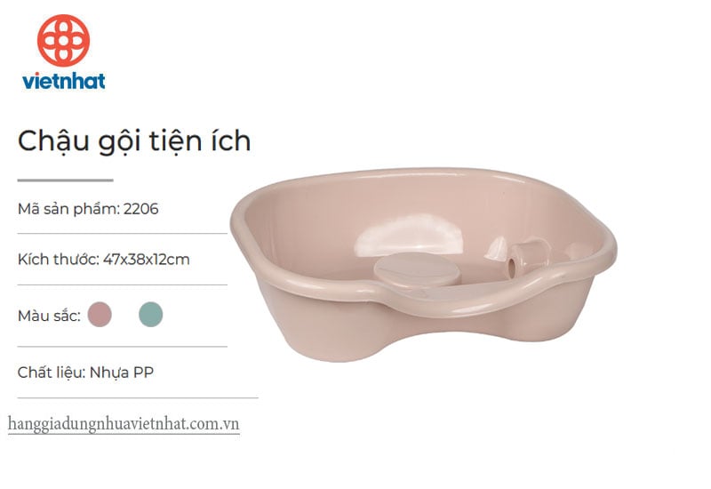 Chậu gội tiện ích 2206