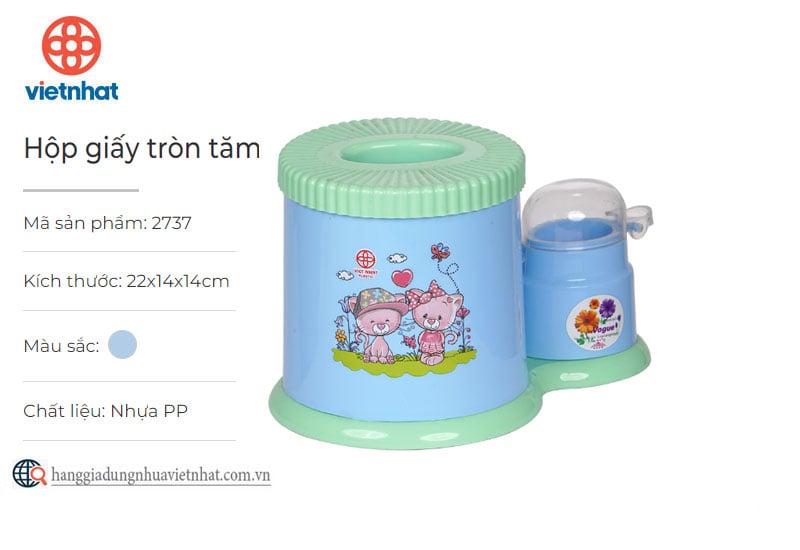 Hộp giấy tròn tăm 2737