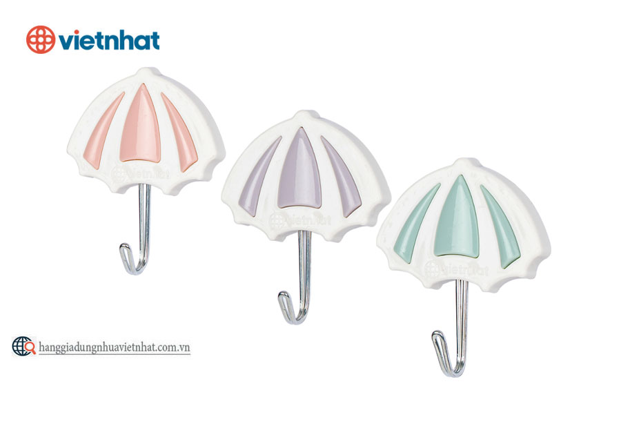 Mắc dính dù dán tường bộ 3 - 2806-3