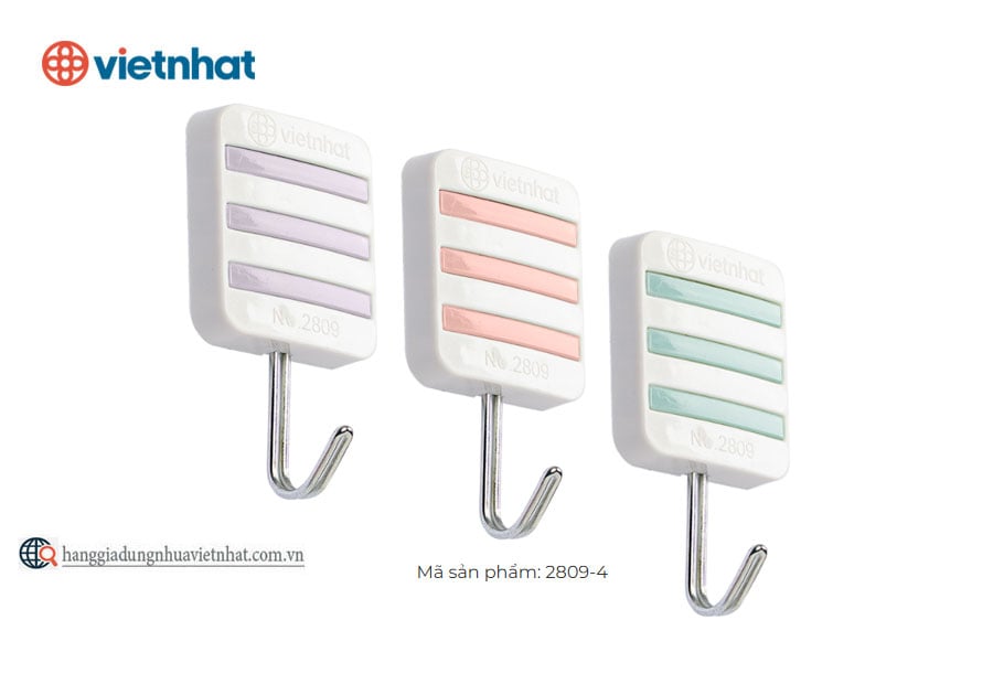 Móc dính nan dán tường bộ 3 - 2809-3