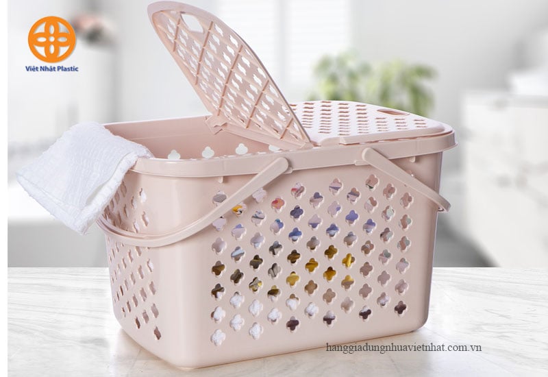 Giỏ nắp hoa thị to 3383