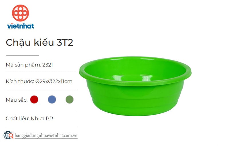 Chậu 3T2 kiểu 2321