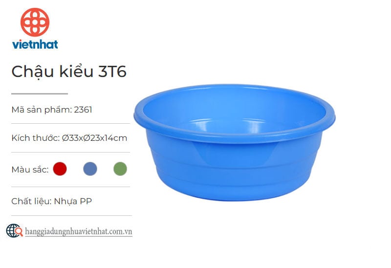 Chậu 3T6 kiểu 2361