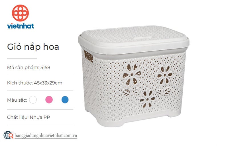 Giỏ nắp hoa 5158