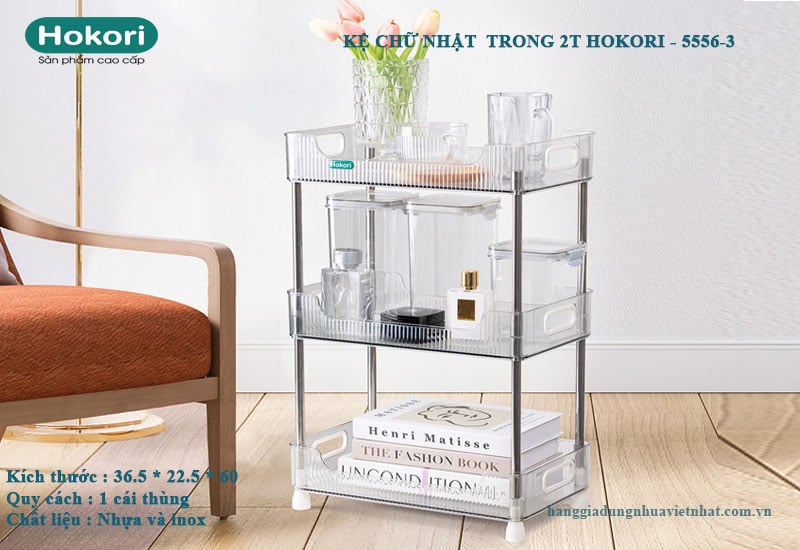 Kệ chữ nhật trong 3T Hokori 5556-3