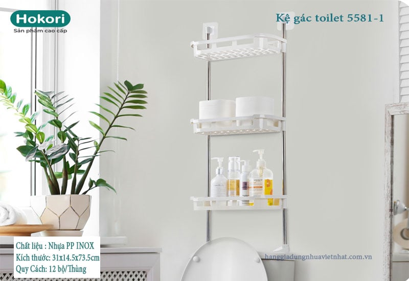 Kệ gác toilet 3T 5581-3