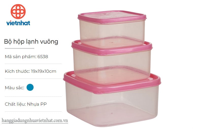 Bộ hộp lạnh vuông 6538