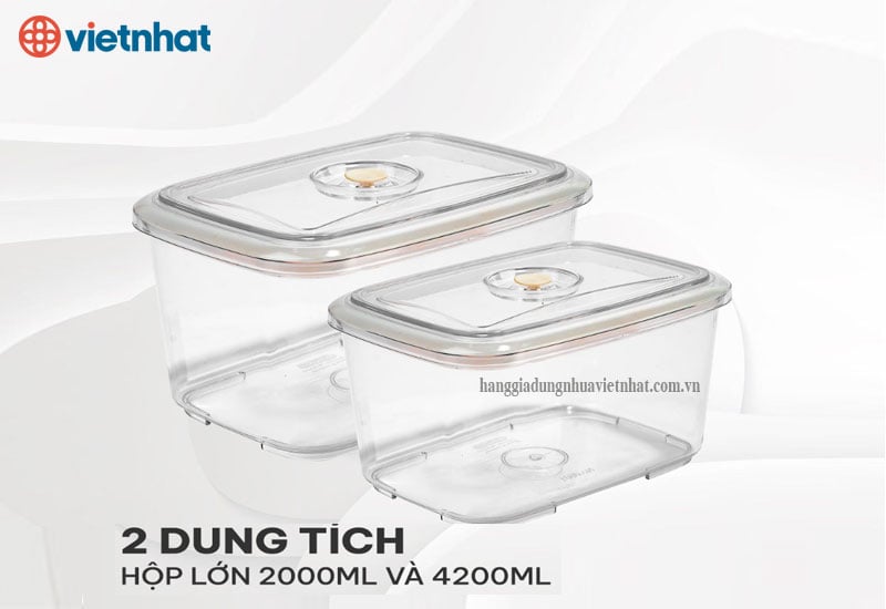 Bộ hộp lạnh chữ nhật Hokori 6561 + 6562