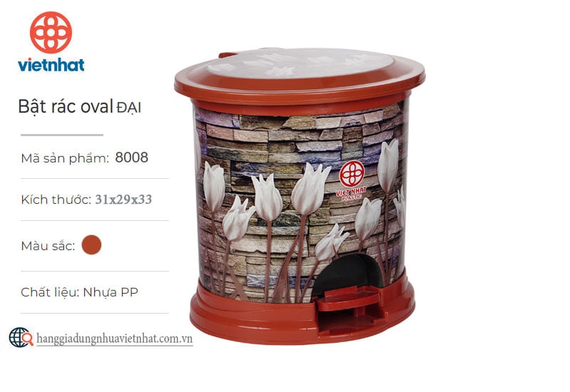 Bật rác Ovan đại 8008